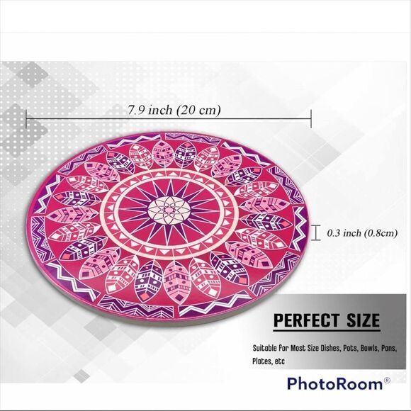 Willfee ceramic trivets NWOT set of 2 - Picture 3 of 5